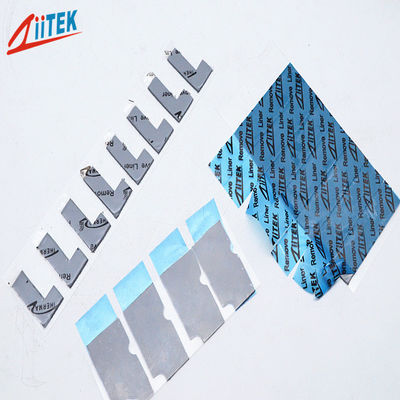 Gpu 노트북 열 실리콘 패드 2.5g/cm3 고온 저항을 위한 비중 열 절연 갭 패드