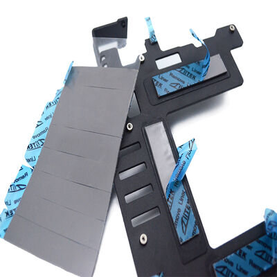 AI 프로세서 AI 서버 열 방출을 위한 자체 접착식 회색 열 실리콘 전도성 패드 7.5W