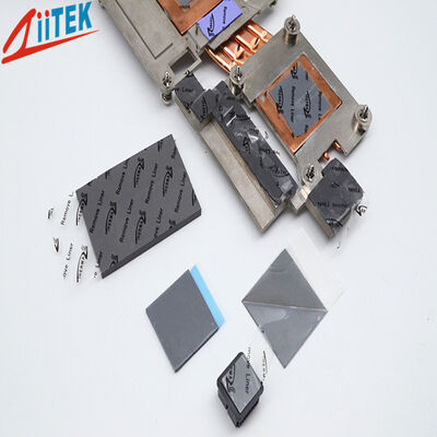 자동 전자공학 및 신에너지 차량 열 분산을 위한 좋은 성과 비 실리콘 열 간격 패드