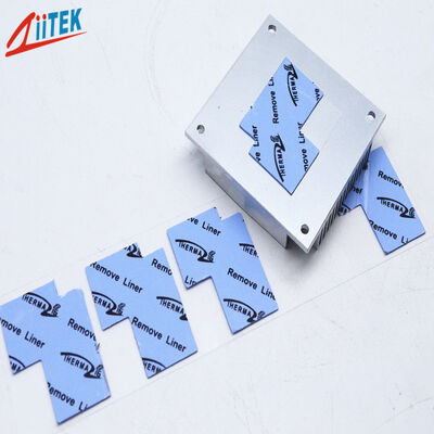 Blue Thermal Gap Filler Silicone Rubber Pads Providing Effective Thermal Management Solutions For Telecommunication Equipment