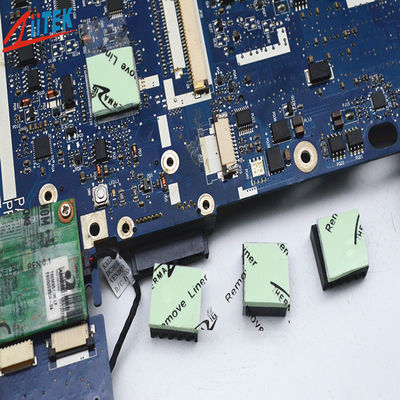 고성능 실리콘 가열 패드 1.5W/MK 실리콘 열 갭 필러 패드 용 통신 하드웨어