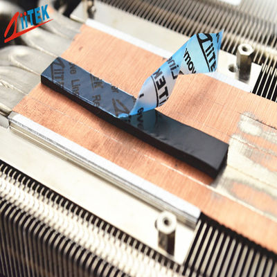 높은 압축성 및 규정 준수 1.0mmT LED 전원 공급 장치용 세라믹 충전 실리콘 열 패드