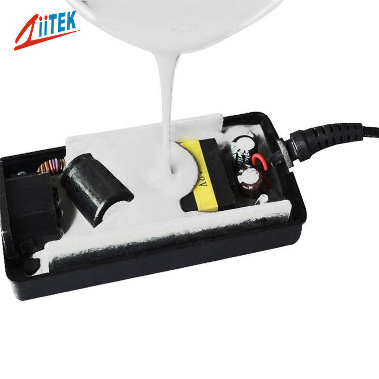 화이트 컬러 두 화합물 2.8W/m-K 열전도 포팅 화합물 LED 및 파워 드라이브 포팅