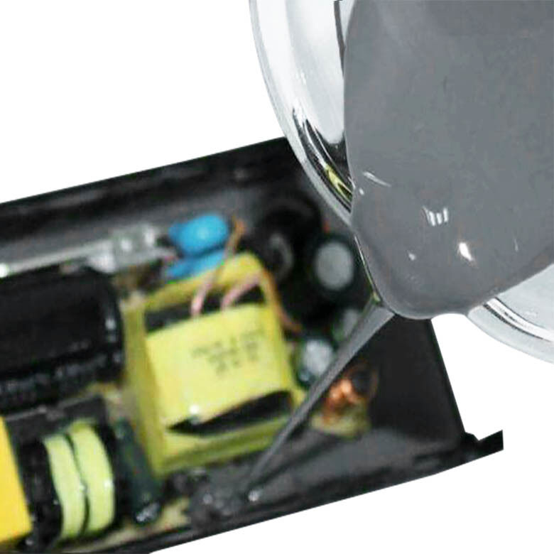 낮은 수축성 전자 제품 포장을 위한 일 구성 요소 열 에포시 접착제