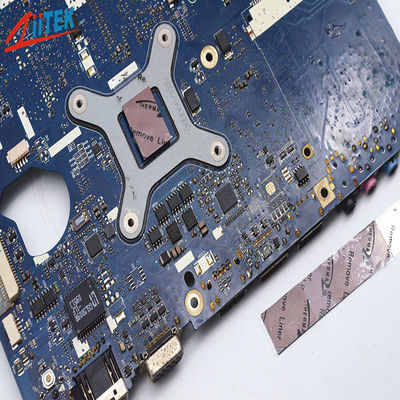 석류석 원거리 통신 하드웨어 자연스럽게 진득진득한 6.2개 Ｗ 실리콘 써멀 패드 0.25-5.08mm 두께